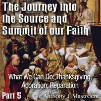 The Journey into the Source and Summit of our Faith: 05 - What We Can Do: Thanksgiving, Adoration, Reparation